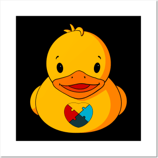 Autism Awareness Rubber Duck Posters and Art